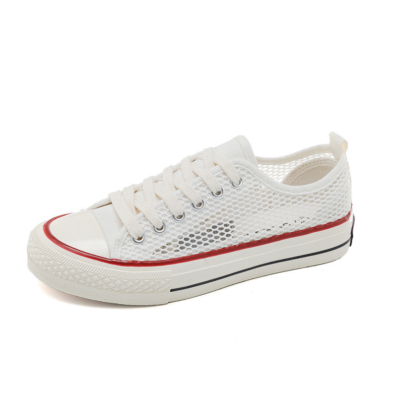 Canvas Shoes Women Summer Mesh Casual Shoes