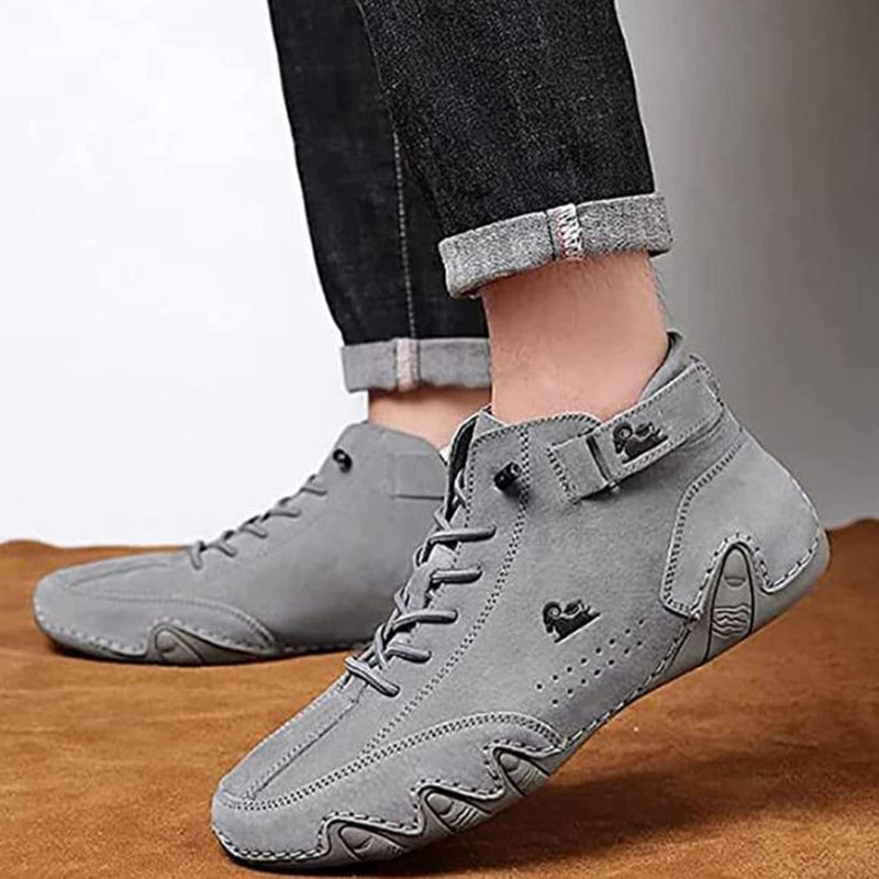 Men Ankle Autumn Winter Suede Velcro Shoes