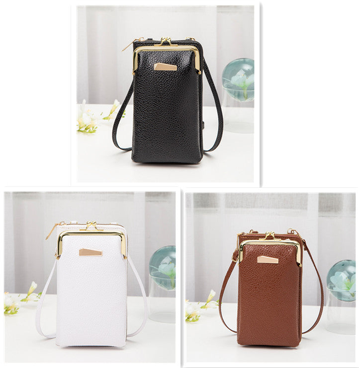 Double Layered Crossbody Bag Vertical Style