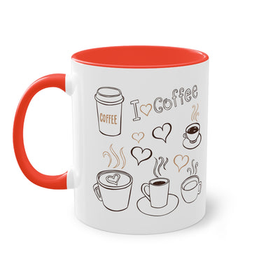 Two-Tone Coffee Mug, 11oz