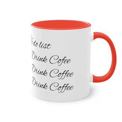 Two-Tone Coffee Mug, 11oz