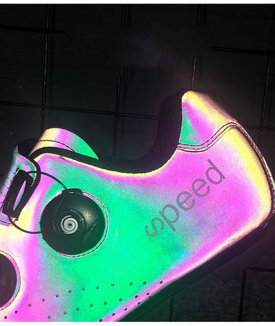 Color-changing Reflective Couple Cycling Shoes Men And Women Road