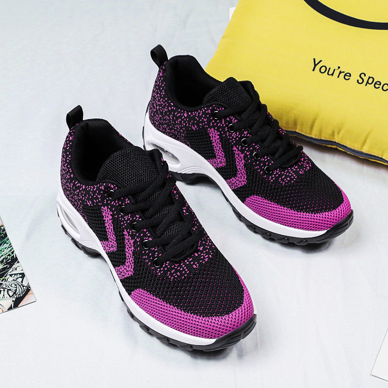 Air Cushion Heightening Shoes Women Breathable