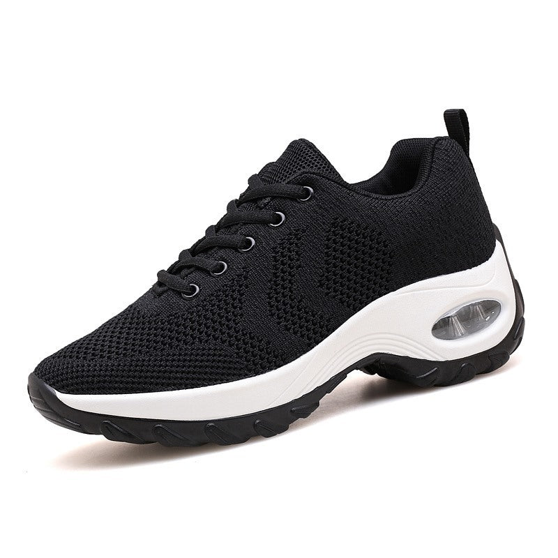 Air Cushion Heightening Shoes Women Breathable