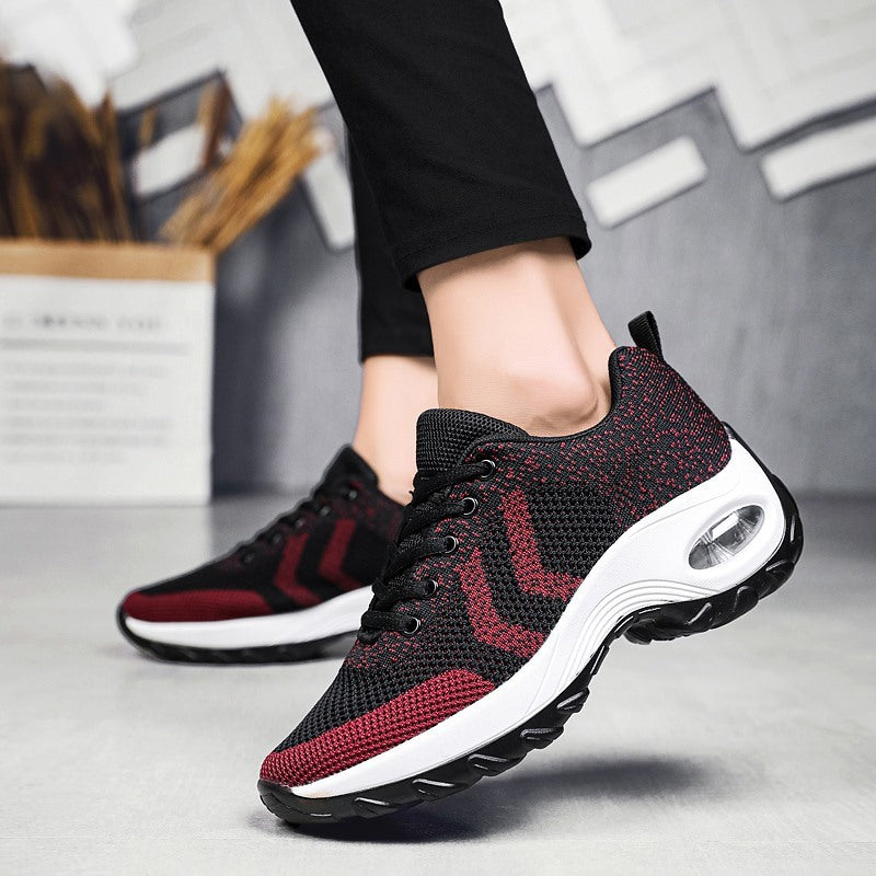 Air Cushion Heightening Shoes Women Breathable