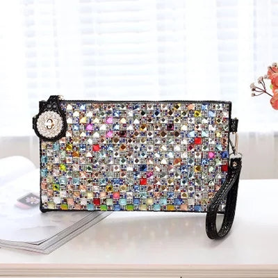 Rhinestone Clutch Bag