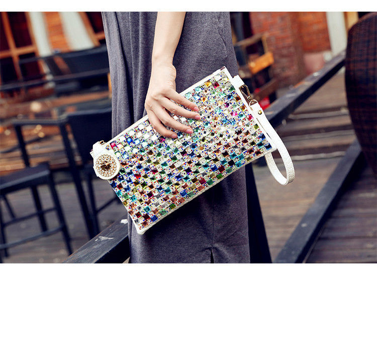 Rhinestone Clutch Bag