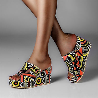 Lightweight Wedge Heel Fish Mouth Fashion Sandals Women