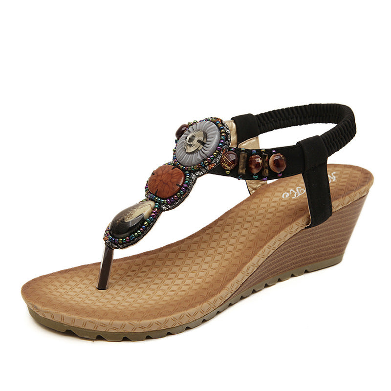 Women's Sandals Beach Seaside Bohemian Retro