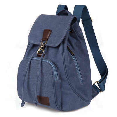 Women Backpack Vintage Canvas Bag