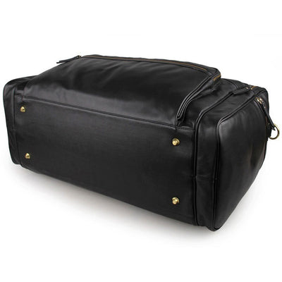 High-Capacity Men Genuine Leather Travel Bag