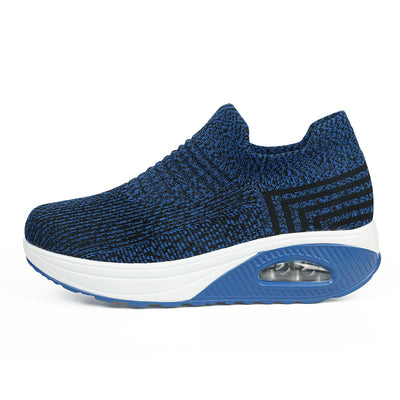 Slip-on Lazy Flying Woven Shaking Shoes Women