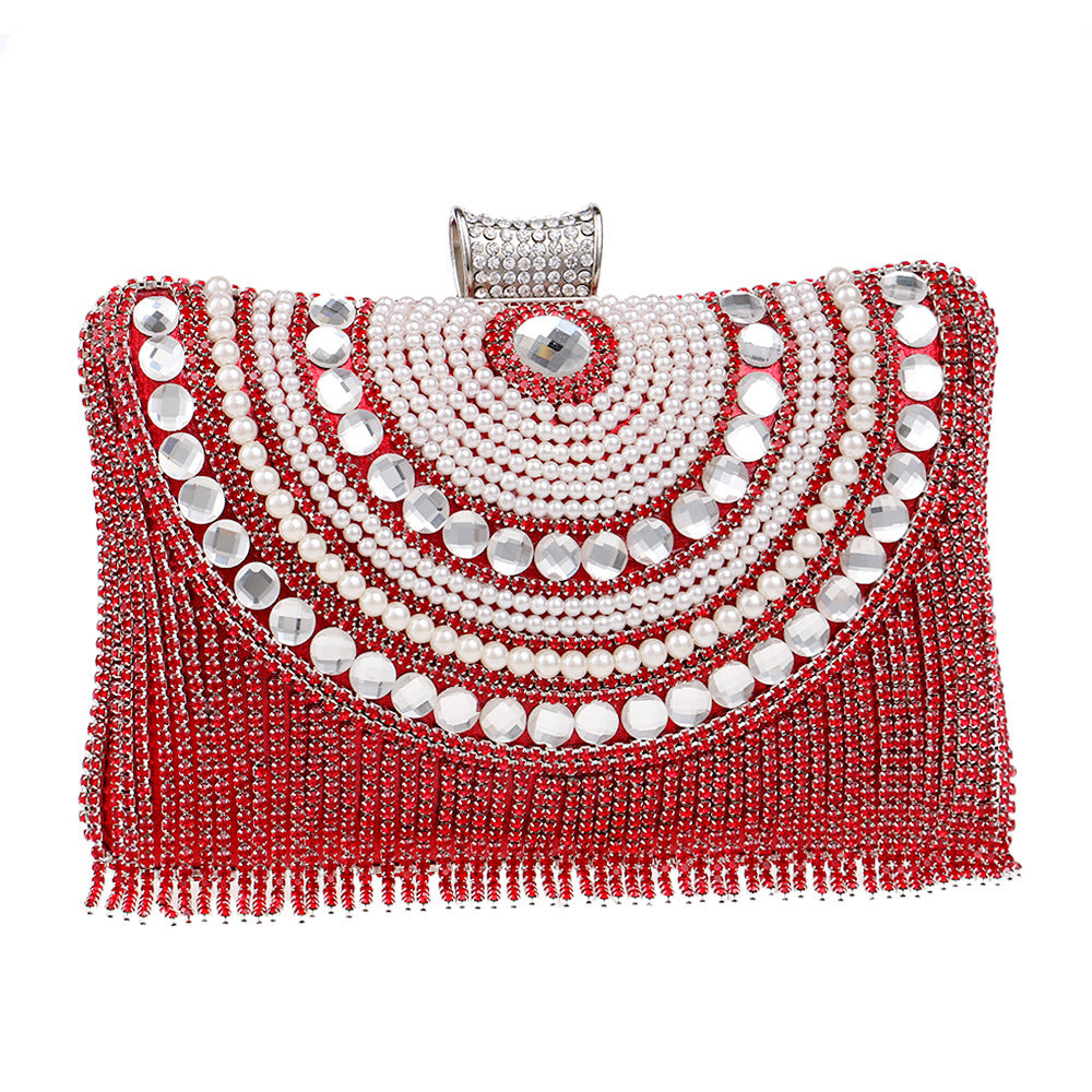 Ladies Banquet Bag Tassel Evening Bag