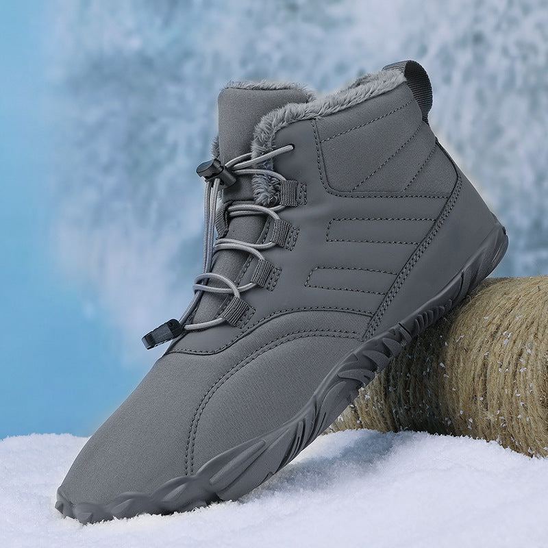 Outdoor Sports Cotton for Men and Women Winter Warm Slip-on Boots