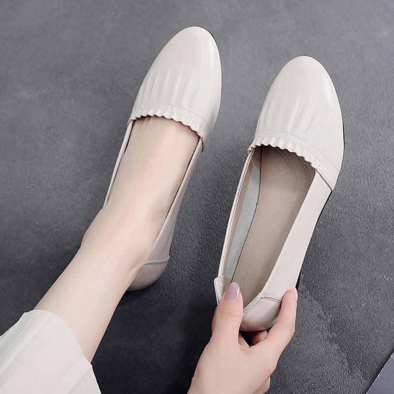 Women's Genuine Leather Flat Shoes