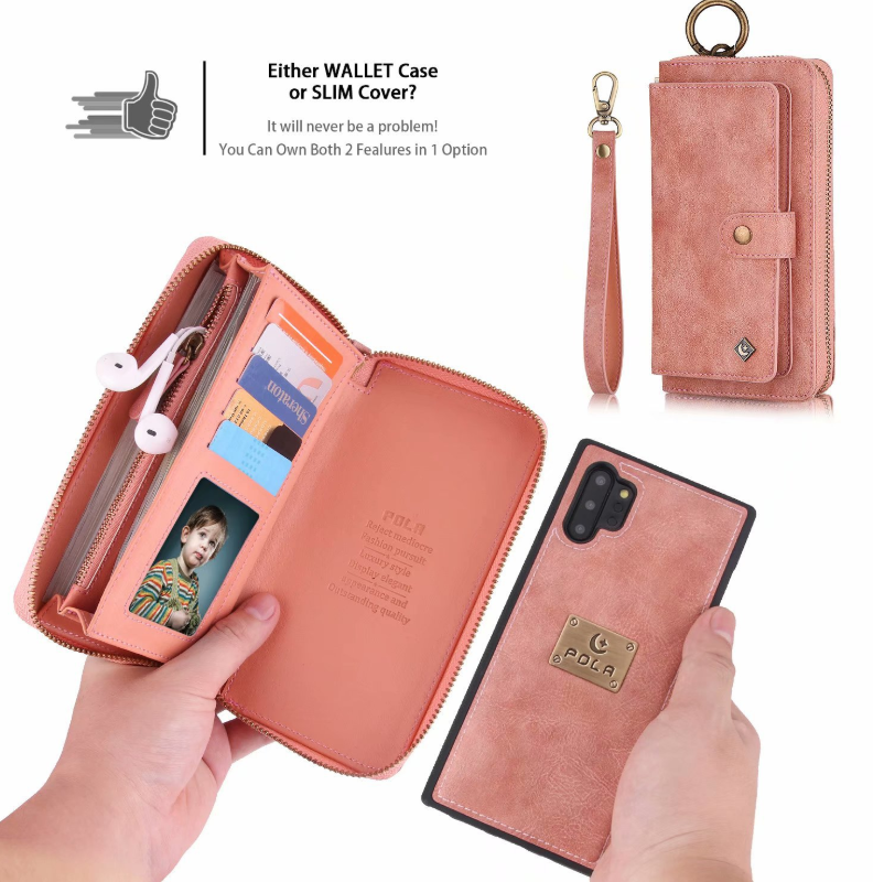 Mobile phone zipper wallet