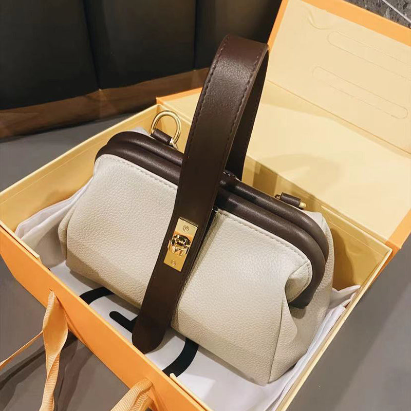 Genuine Leather Carrying Crossbody Bag