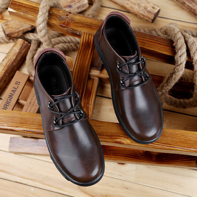 Genuine Leather Soft Sole Top Layer Shoes