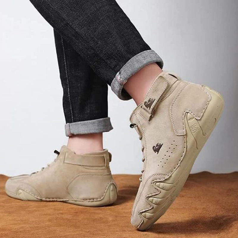 Men Ankle Autumn Winter Suede Velcro Shoes