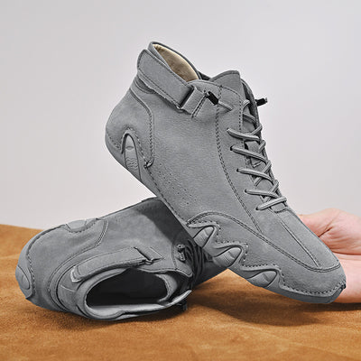 Men Ankle Autumn Winter Suede Velcro Shoes