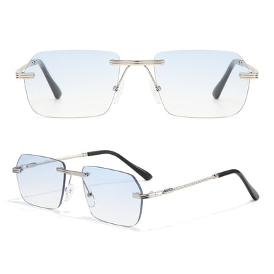 Rimless Sunglasses Thin Leg Thread For Men And Women