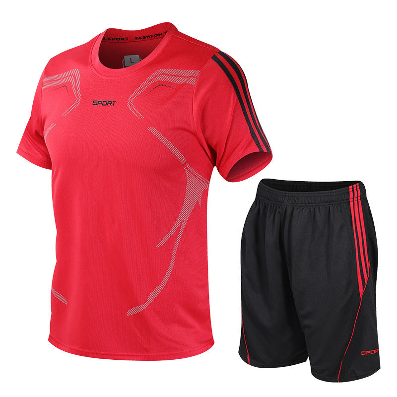 Men's Sets Summer Sportswear T-Shirts And Shorts Track Suit