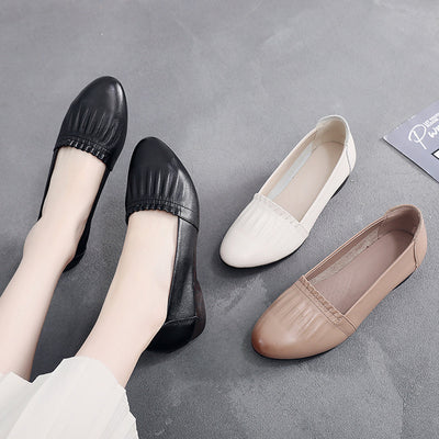 Women's Genuine Leather Flat Shoes