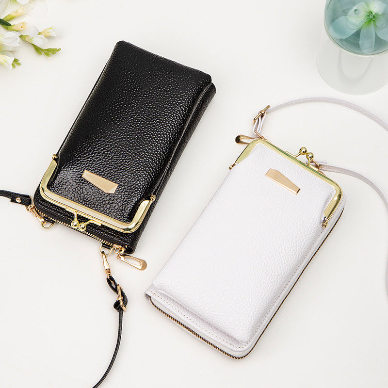 Double Layered Crossbody Bag Vertical Style