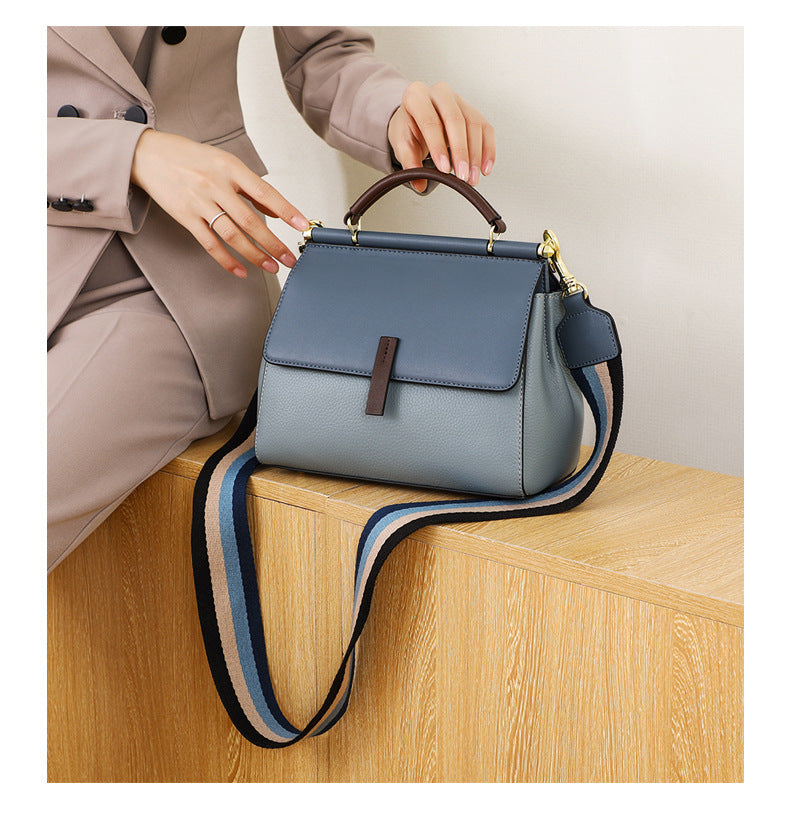 Genuine leather crossbody bag