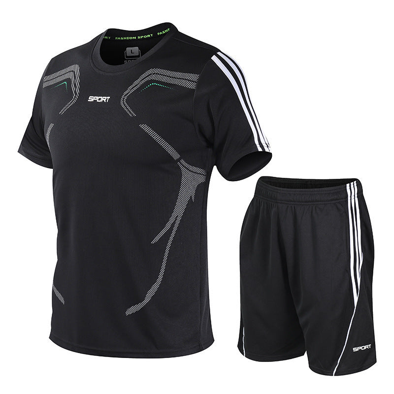 Men's Sets Summer Sportswear T-Shirts And Shorts Track Suit