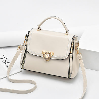 Fashionable Leather Small Square Bag