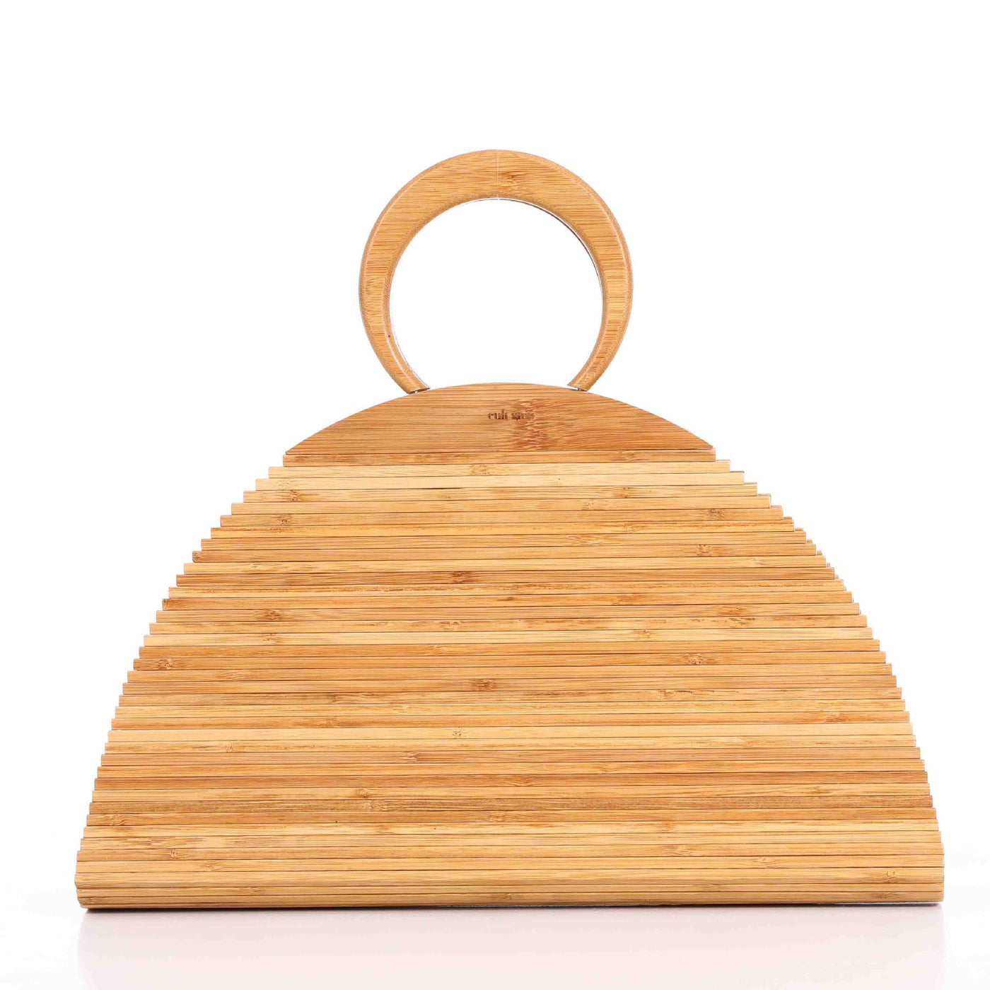 Natural Bamboo Hand-woven Clutch