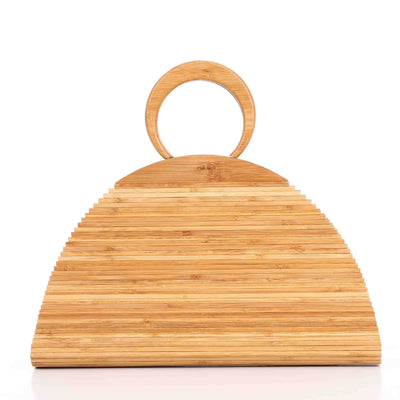 Natural Bamboo Hand-woven Clutch