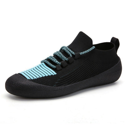 Outdoor Casual women's Round Toe Solid Colour Casual Lace-Up Sneakers