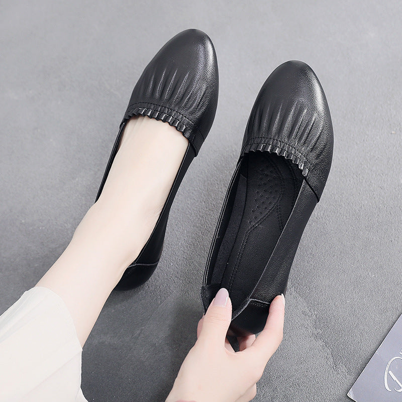 Women's Genuine Leather Flat Shoes