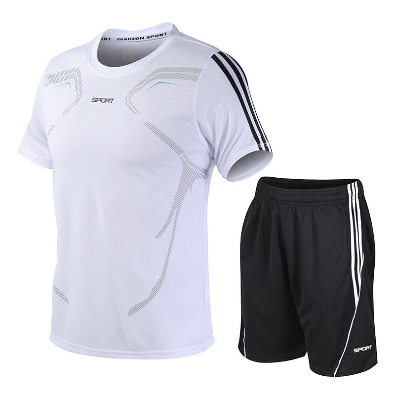 Men's Sets Summer Sportswear T-Shirts And Shorts Track Suit