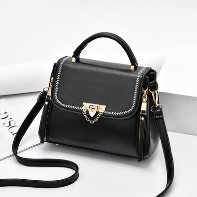 Fashionable Leather Small Square Bag