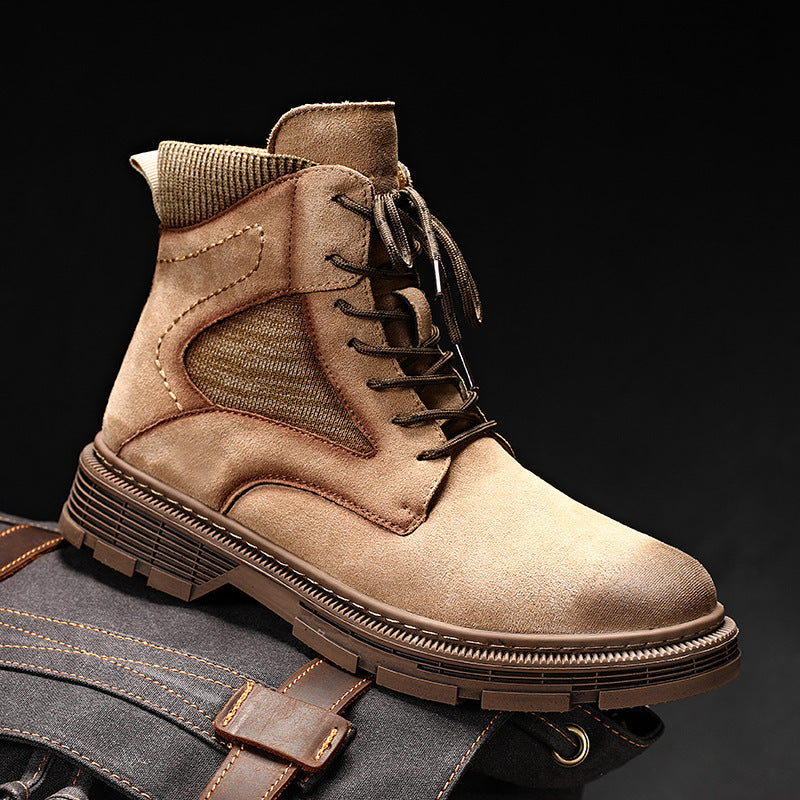 Autumn And Winter Martin Boots New Men’s Shoes Trend Versatile British