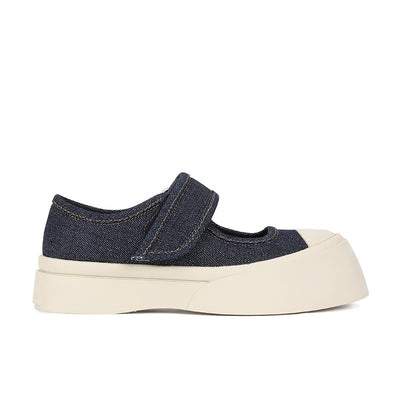 Velcro Platform Mary Jane Shoes Women