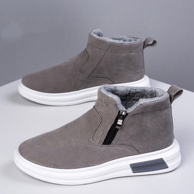 Winter Warm Flat Cotton Plush Shoes