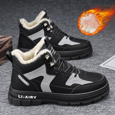 Winter Thickened Velvet Warm Ankle Men Outdoor Subzero Anti-cold Boots