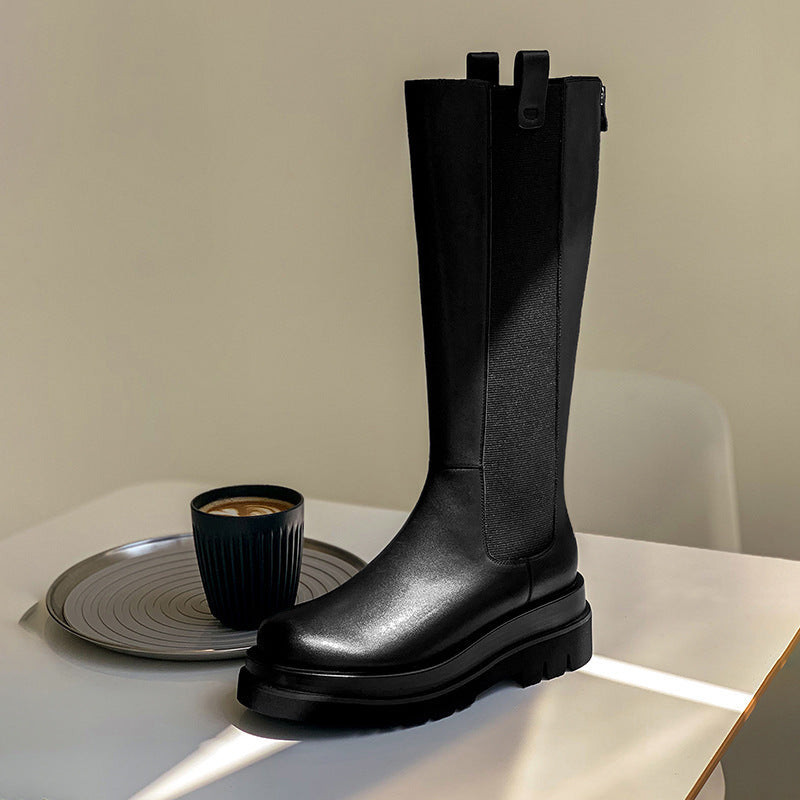 Chimney Thick-soled High Boots