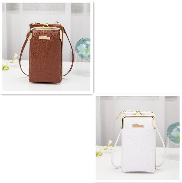 Double Layered Crossbody Bag Vertical Style