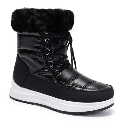 Fur Collar High Tube Warm Women's Snow Boots