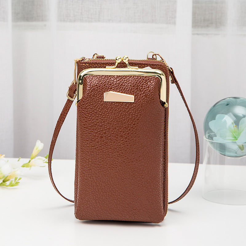 Double Layered Crossbody Bag Vertical Style