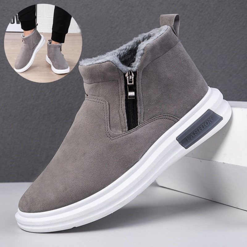 Winter Warm Flat Cotton Plush Shoes