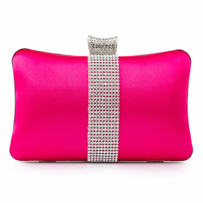 Rhinestone-studded Clutch Bag Banquet Fashion