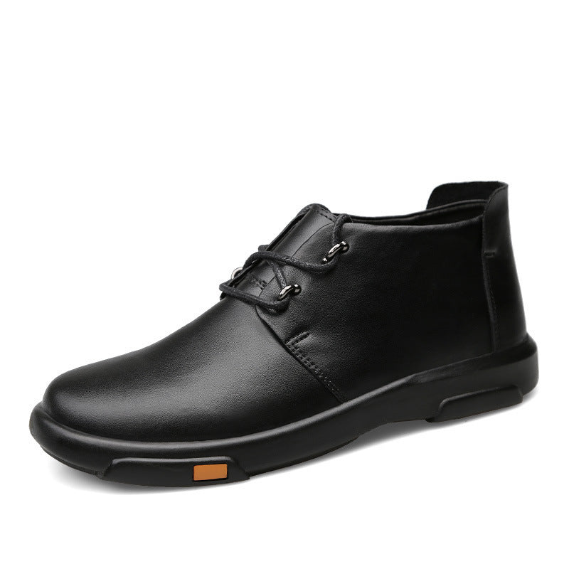 Genuine Leather Soft Sole Top Layer Shoes