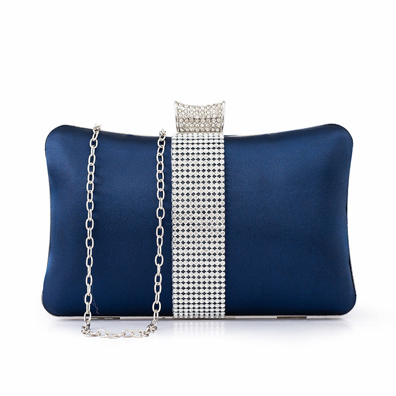 Rhinestone-studded Clutch Bag Banquet Fashion