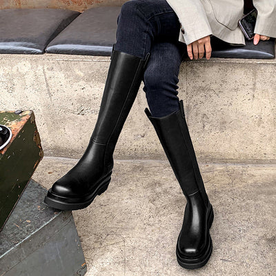 Chimney Thick-soled High Boots